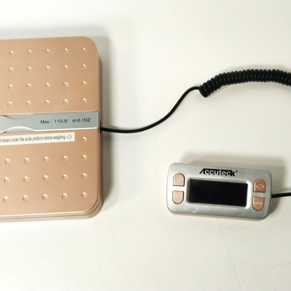 FOR PARTS ONLY Accuteck Digital Weight Postal Pink Scale Non-Working Condition - Picture 2 of 7